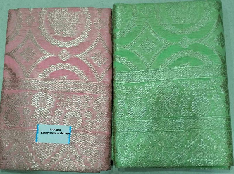 Fancy Sarees w/ Blouse Fabric