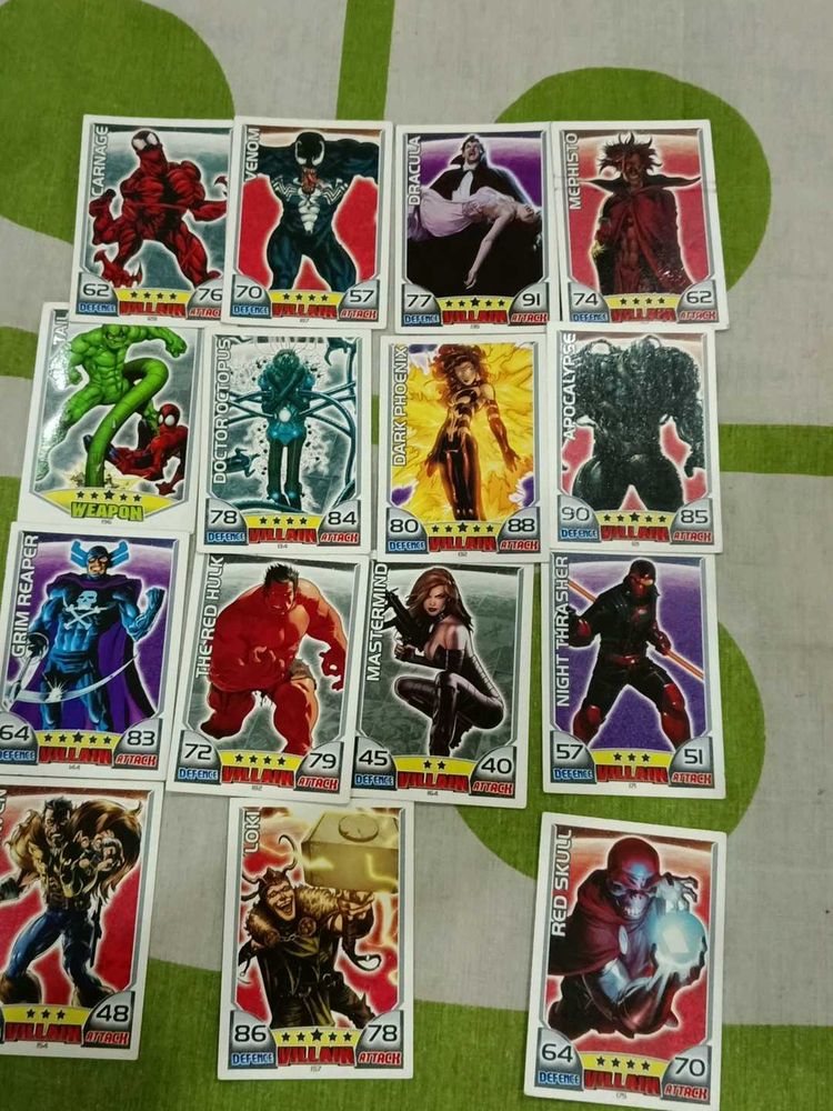 Marvel Villains Trading Cards
