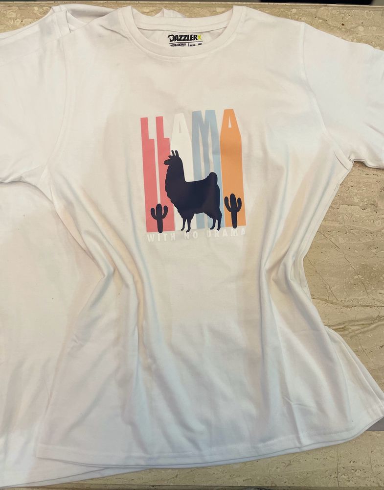 Llama With No Drama Tshirt