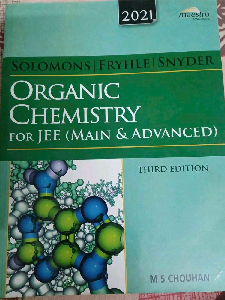 SOLOMONS ORGANIC CHEMISTRY FOR JEE