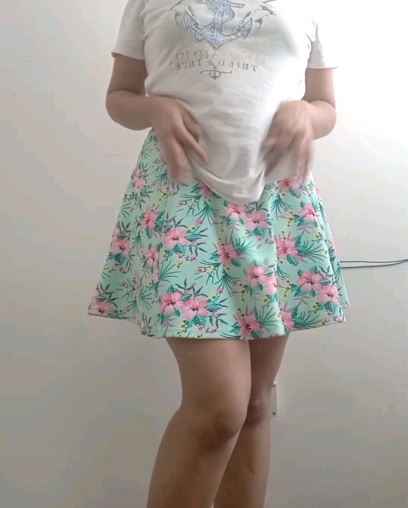 H&amp;M floral skirt