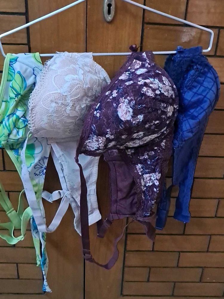 Combo  Of Four  Hnm Imported Fabric Bra
