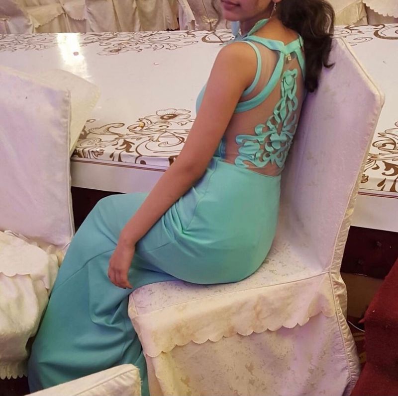 TURQUOISE GOWN