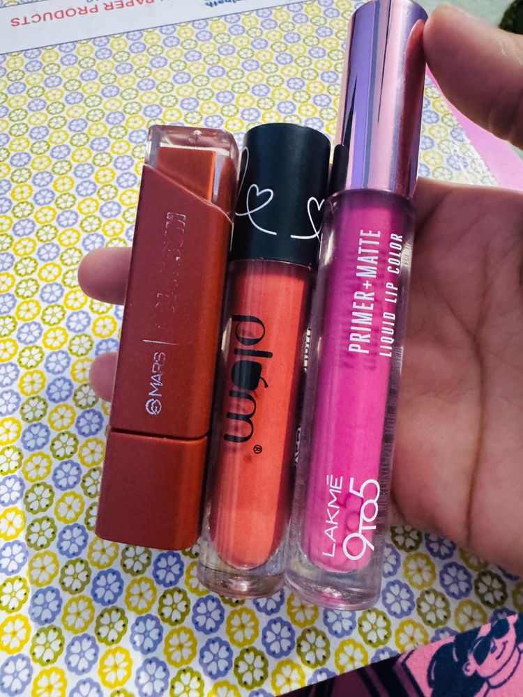 Lipstick Bundle: Mars, Plum &amp; Lakme