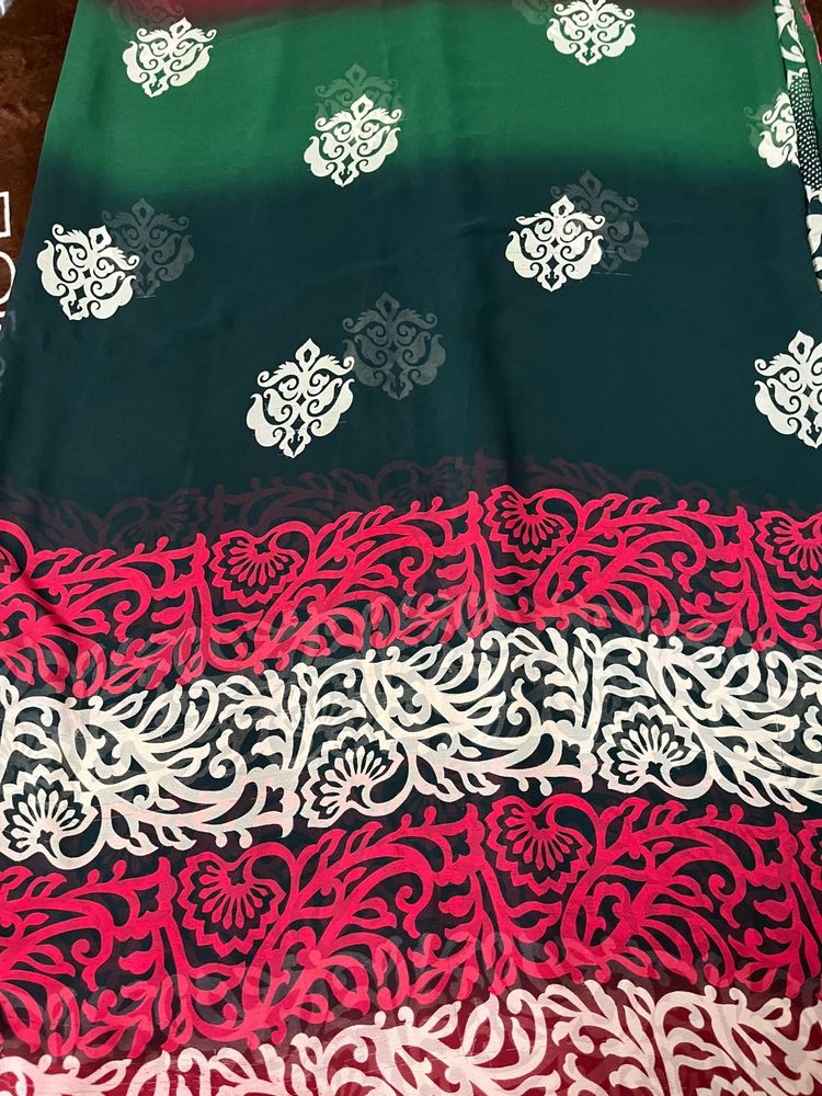 fix rate green saree