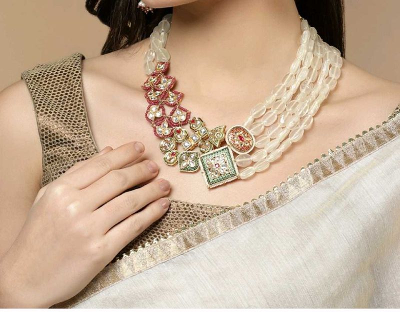 New Big pearl Elegant Jewellery Set