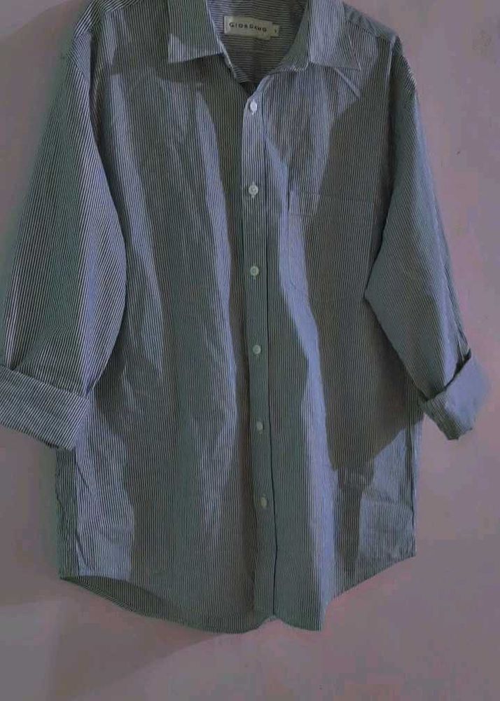 BRAND NEW Blue Striped Button-Down Shirt