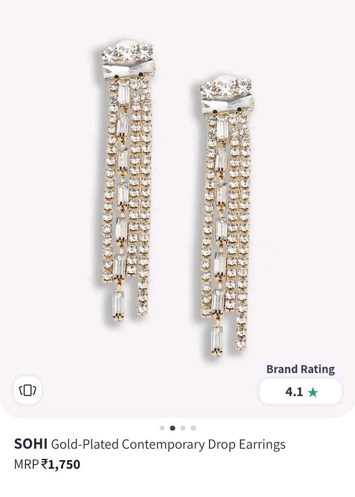 Diamond Drop Earrings