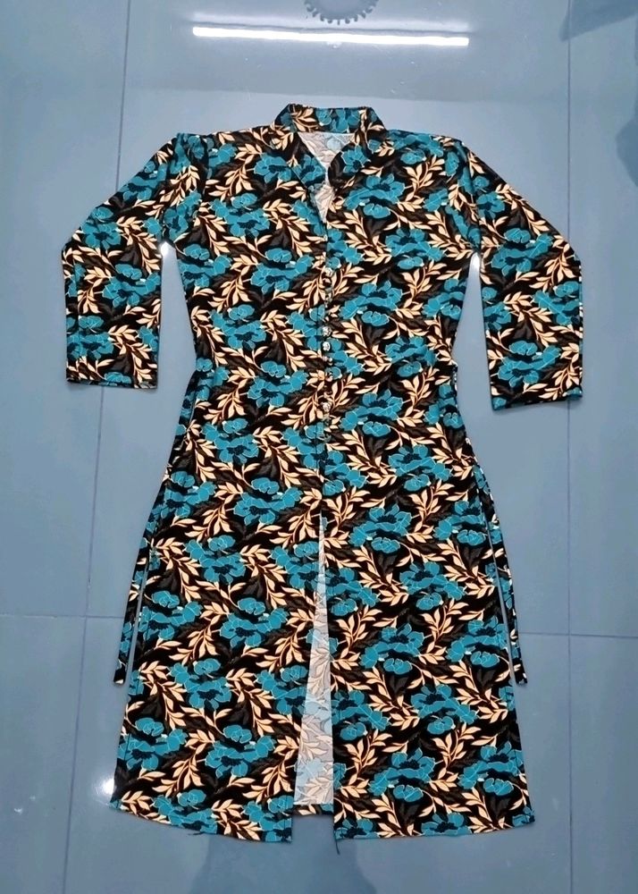 Ethnic Floral Print Kurti