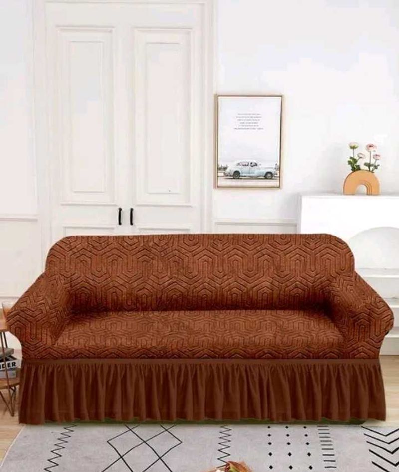 Stretchable Double Seater Sofa Cover