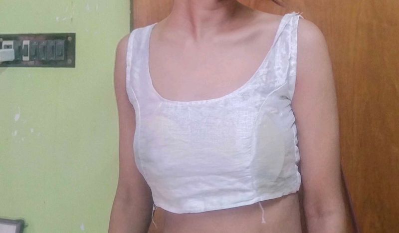 White Colour Women Blouse