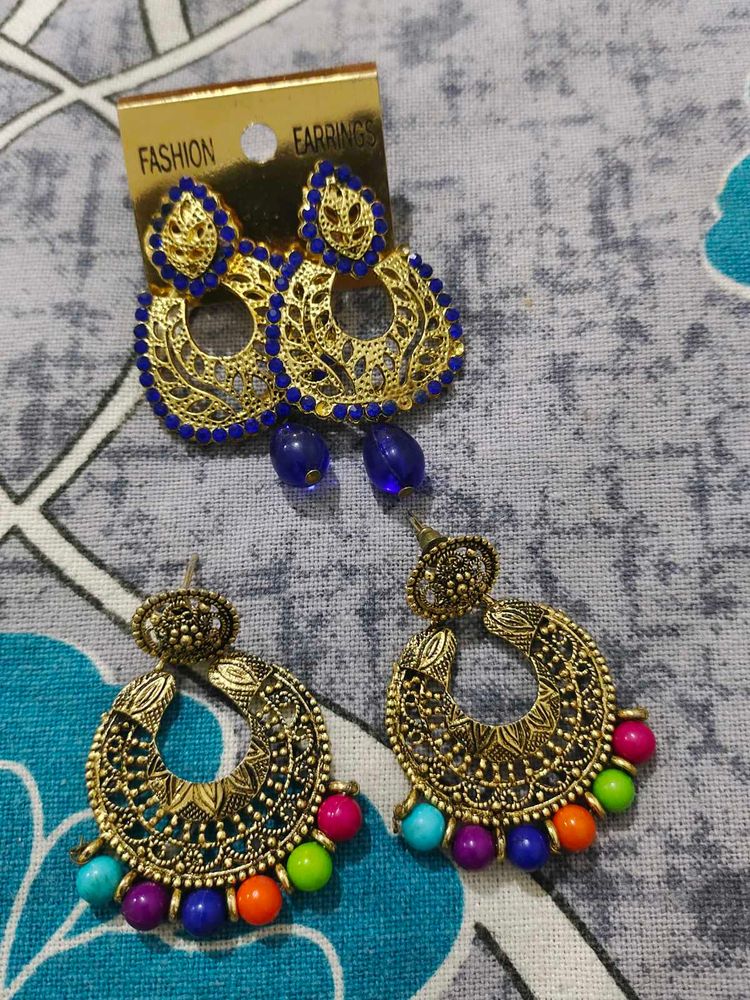 Stylish Earrings - Two Unique Pairs