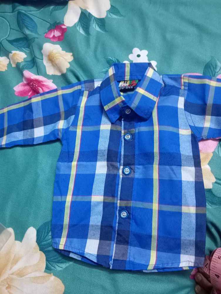 New Blue Checkered Shirt