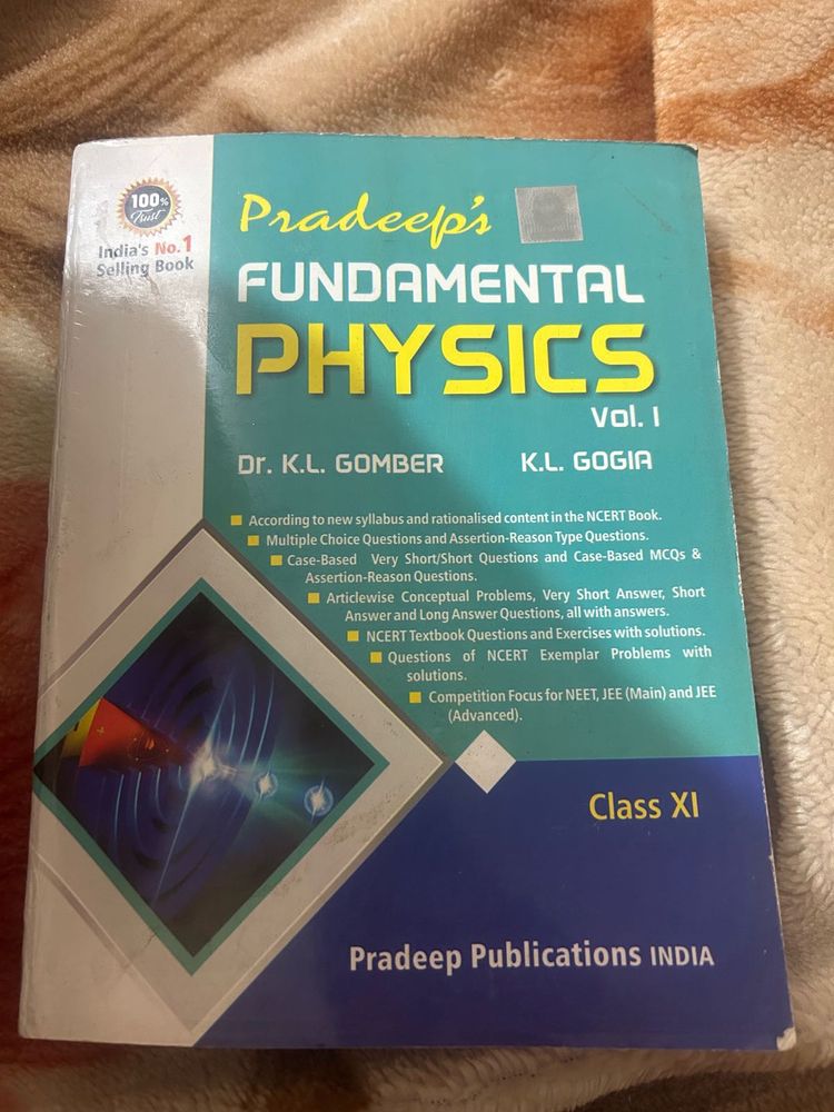 Pradeep's Physics Vol. I - Class XI