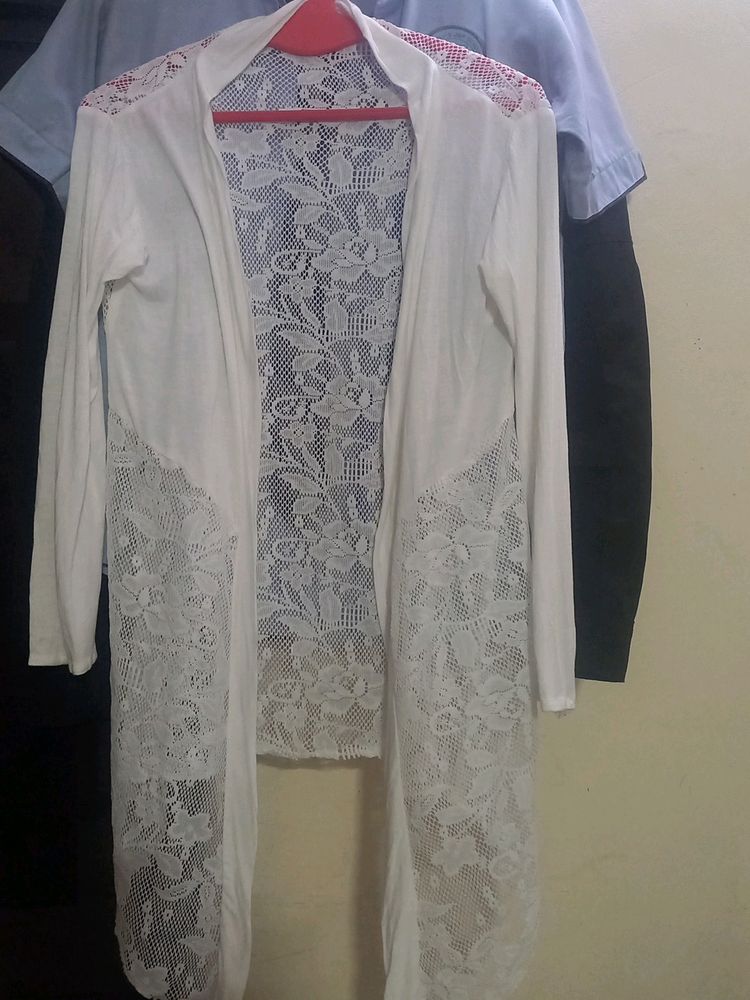 White Net Shrug