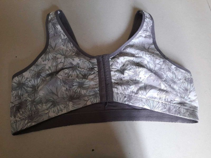 Floral Print Bra