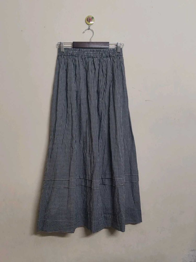 Gingham Maxi Skirt