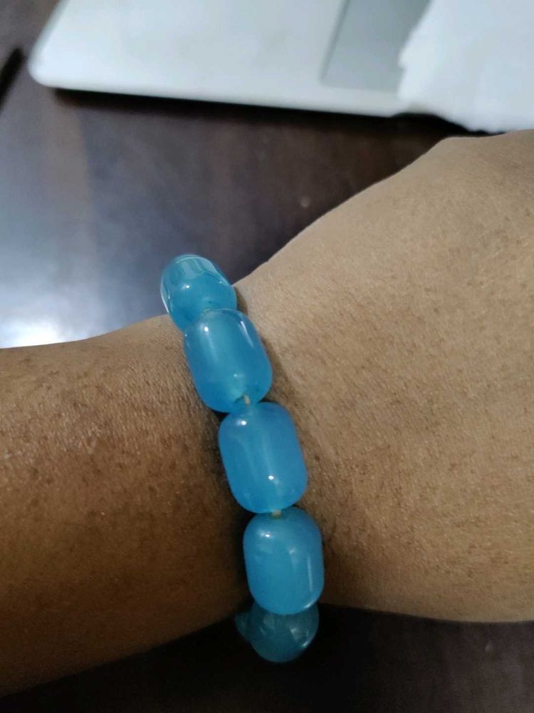 Light Blue Crystal Beads Bracelet