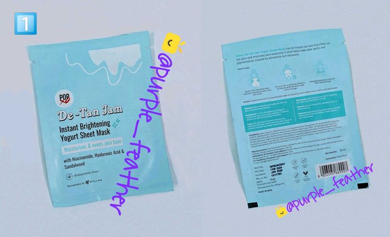 Combo of MyGlamm Sheet Masks for Radha