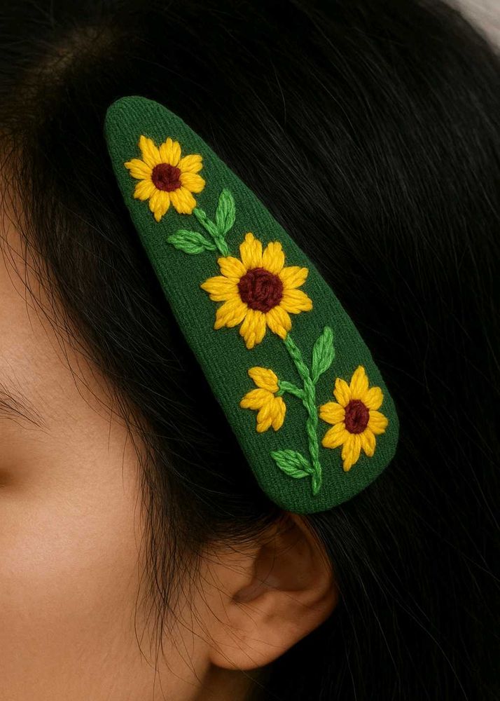 Sunflower Hair Clip
