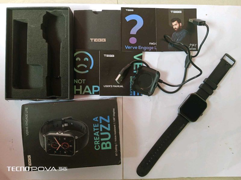 TAGG CREATE A BUZZ Smart Watch BT Calling Phone