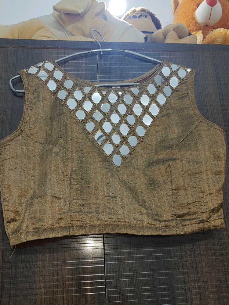 Crop Top And Skirt