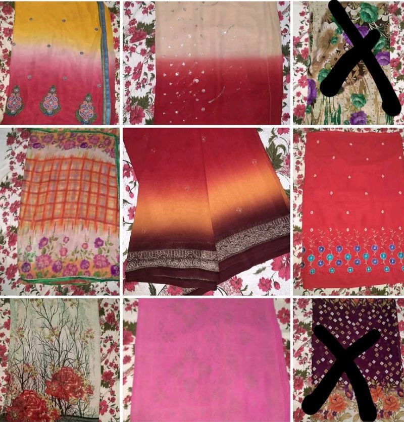 7 Combo Saree.🥻