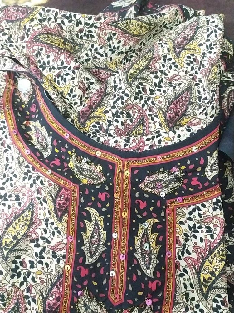 Ready To Wear Xxxl Suit Set With Dupatta