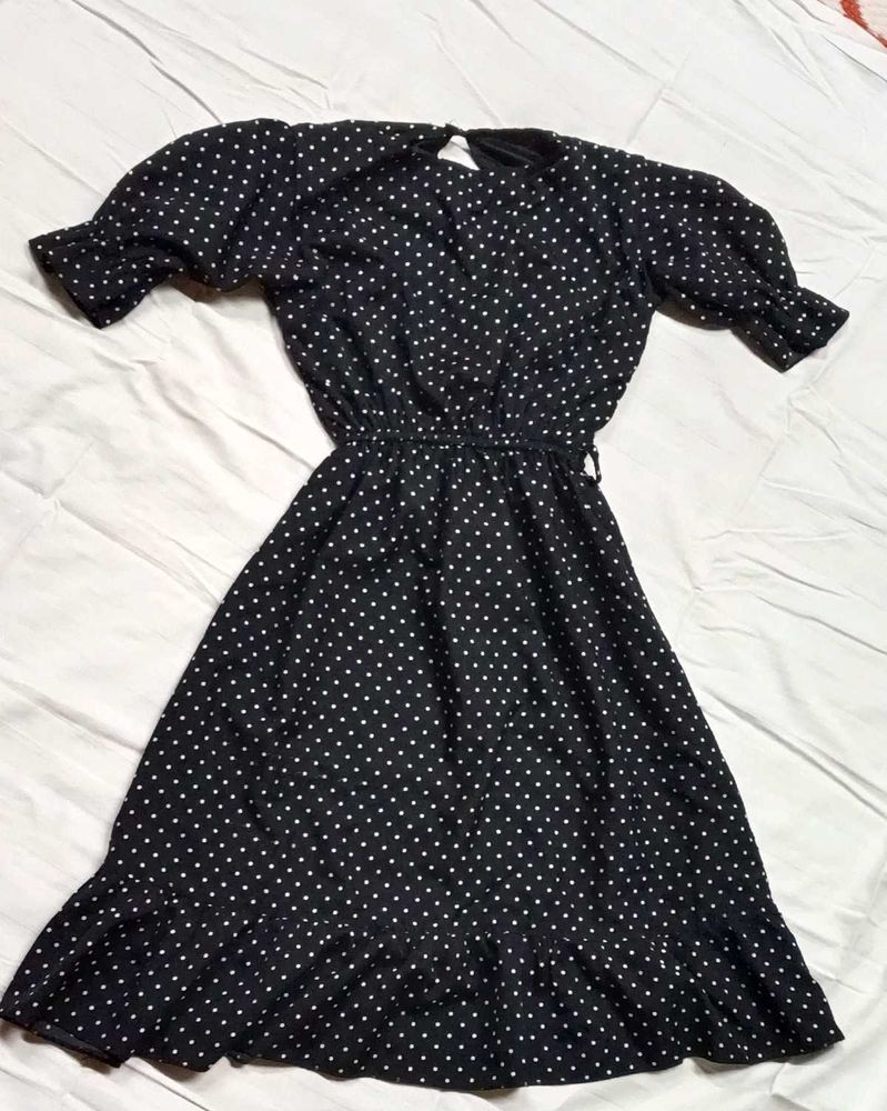 Polka Dot Midi Dress