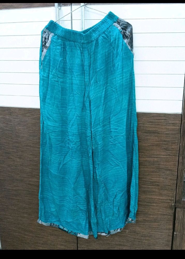 Blue Palazzo Pants