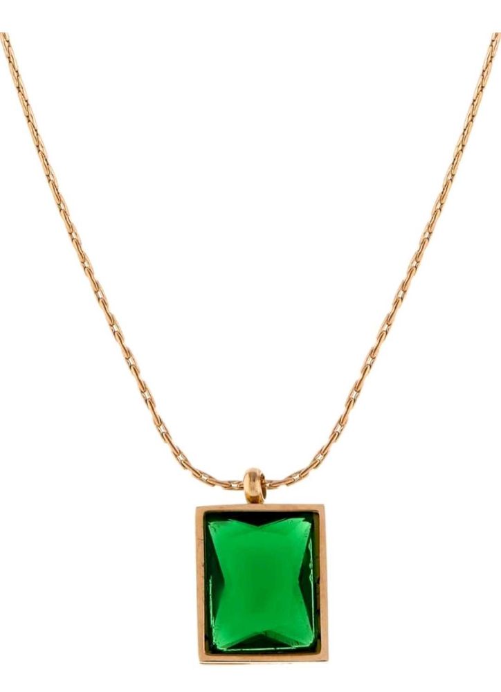 Emerald Pendant Necklace