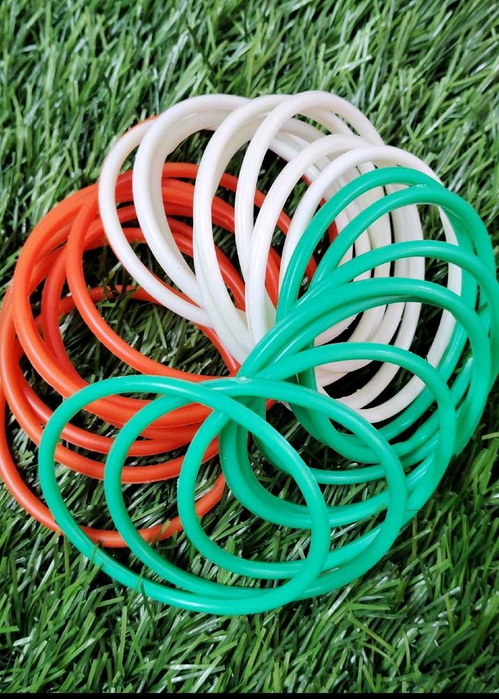 Tiranga Bangles (Plastic)