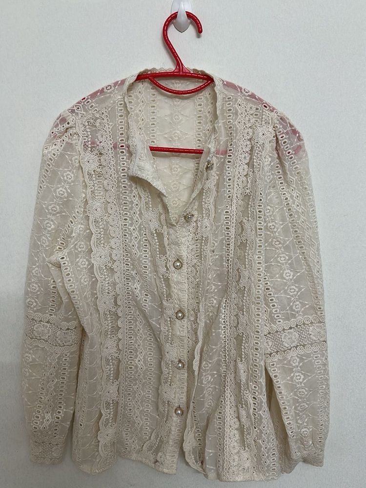 Lace Blouse Top