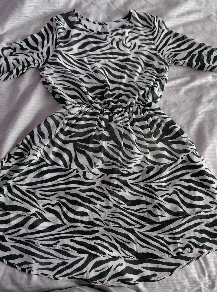 Zebra Print Dress