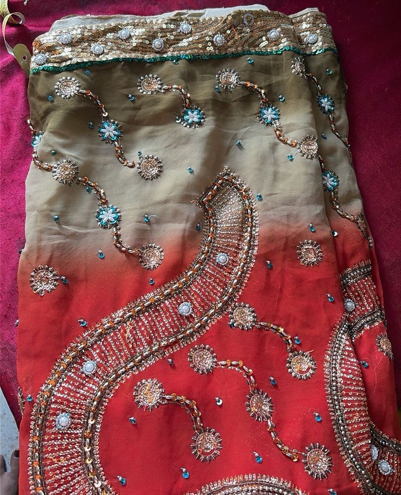 Elegant Embellished Saree