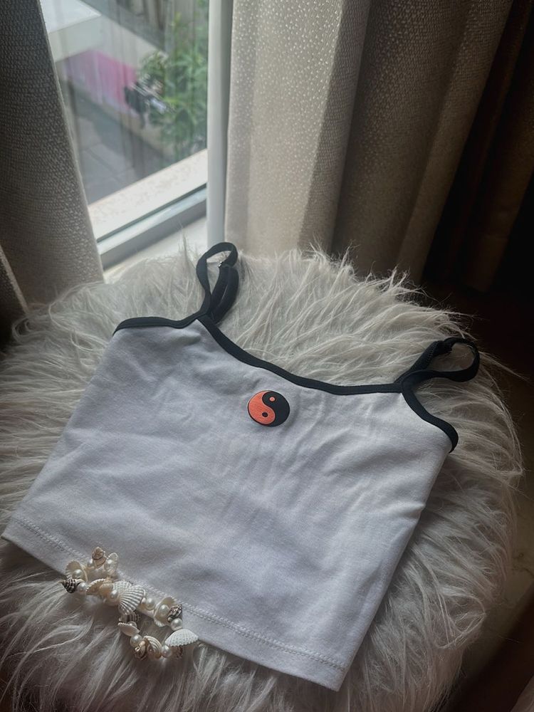 White Cropped Tank (unused)