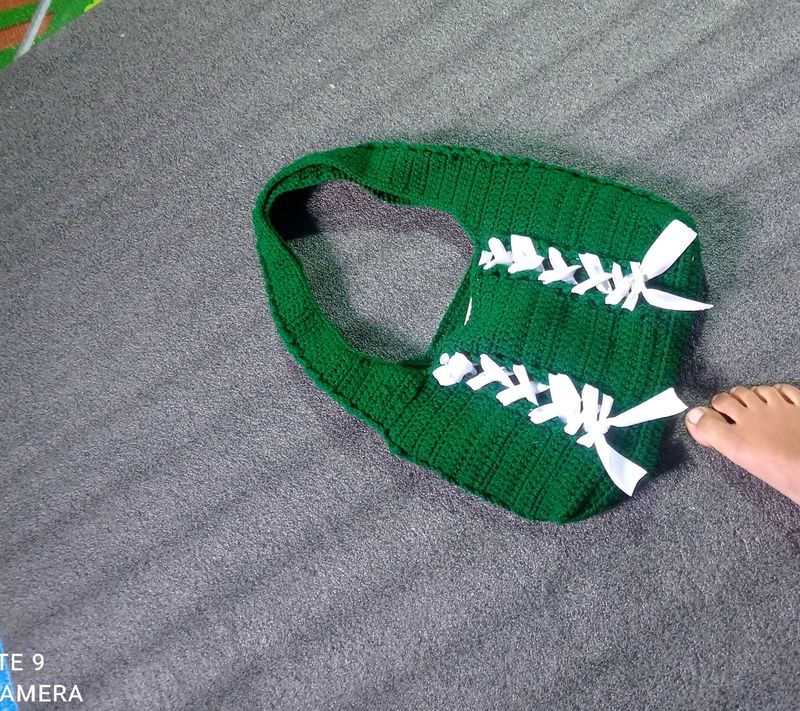 Crochet Ribbon Beg