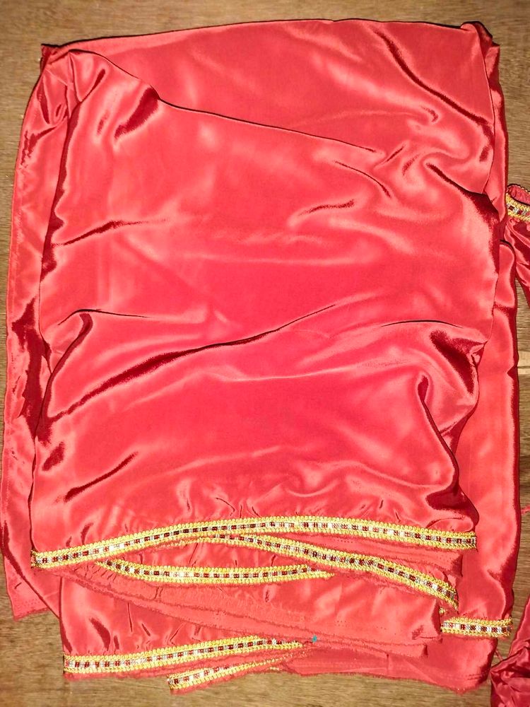 Crepe saree new condition