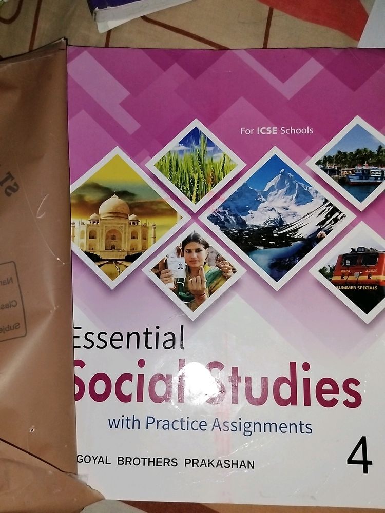 Sst Book Class 4 Icse Pattern