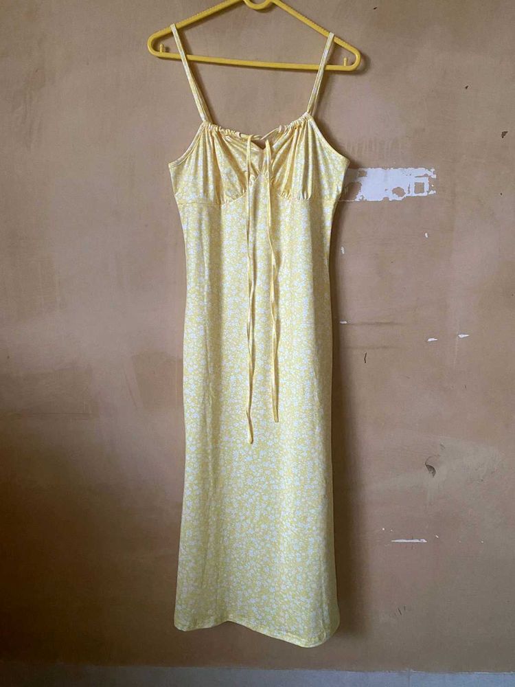 Floral Midi Slip Dress