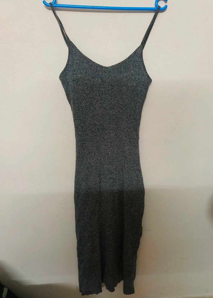 Grey Midi Dress