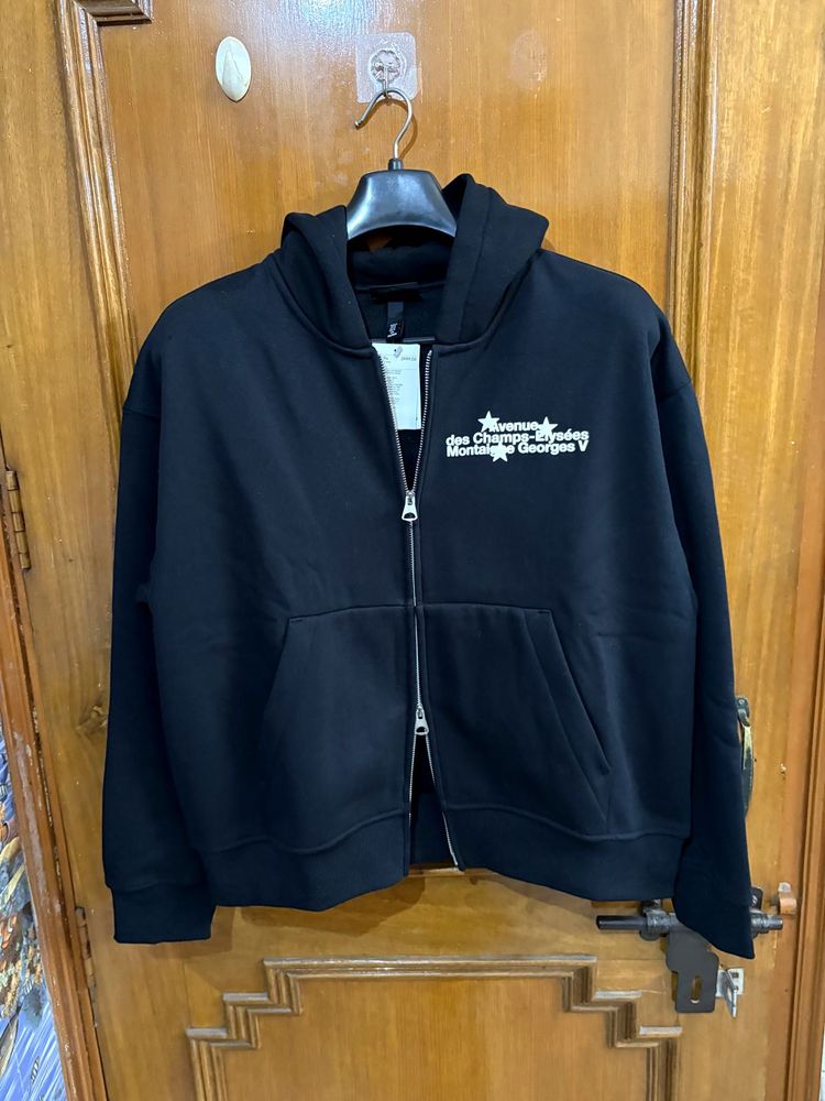 H&amp;M Black Zip-Up Hoodie