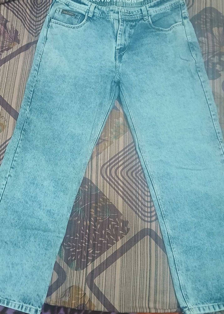 Acid Wash Denim Jeans