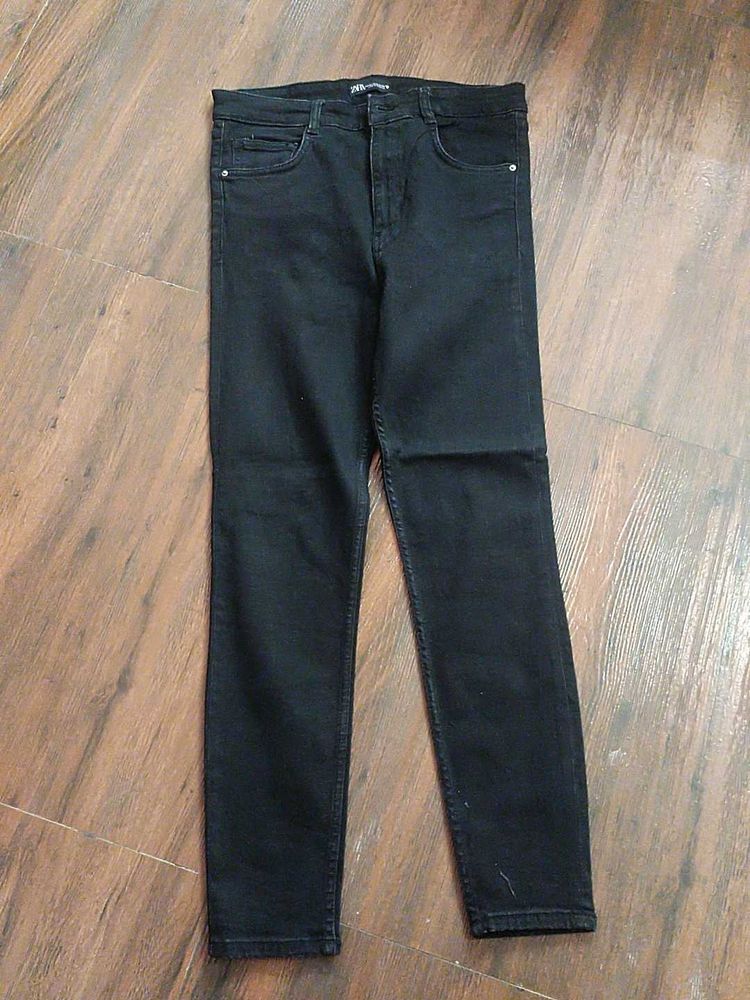 Zara Black Denim Jeans