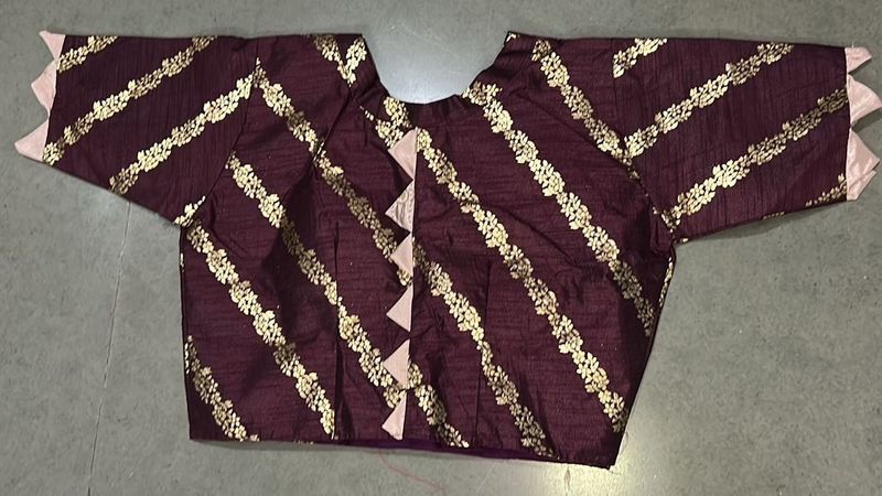 Striped Blouse with Unique Sleeves