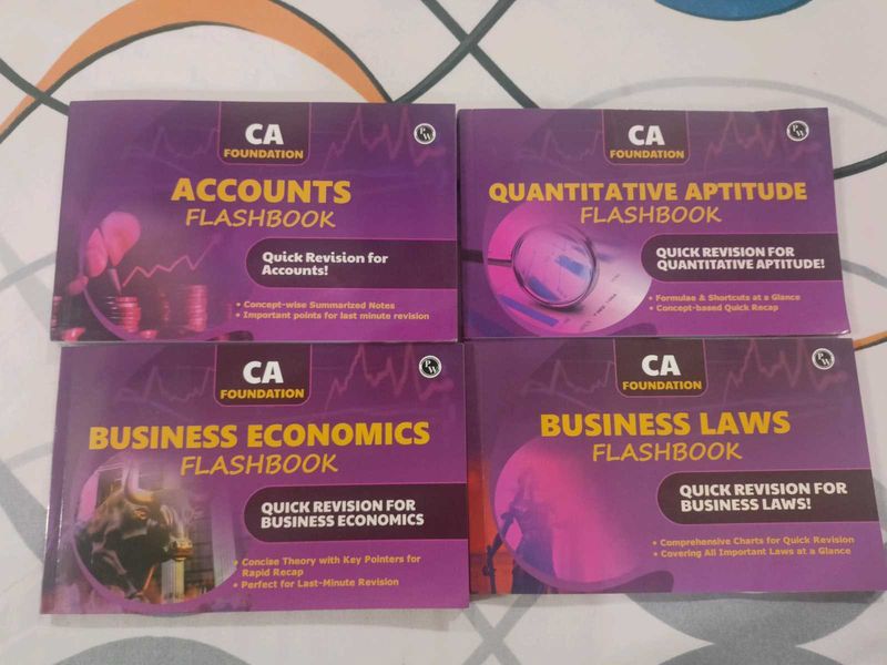 CA Foundation Flash Books (PW)