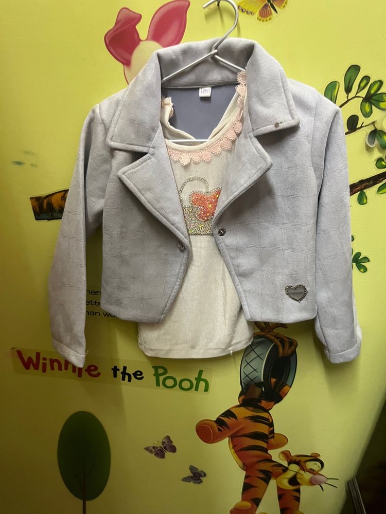 Party Wear Dress 24 Size For 3-5 Yr Girl