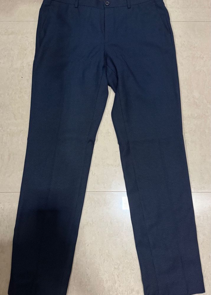 Blackberrys Navy Blue Formal Trousers