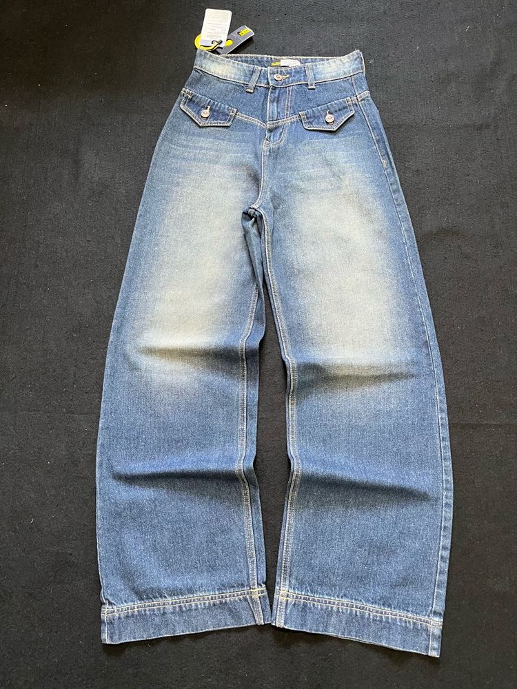 Off Duty Y2k Old School Tinted Wash Baggy Wide Leg