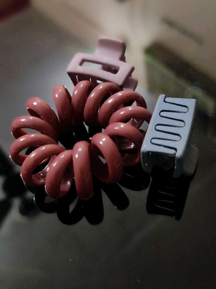 Hair Clip &amp; Spiral Hai